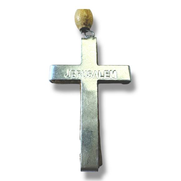 Jerusalem Rosary Beads  Olive Wood Prayer Beads  Holy Land Religious Collectible - Picture 5 of 6